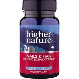HIGHER NATURE NAILS & HAIR FORMULA (ΓΙΑ ΠΙΟ ΔΥΝΑΤΑ ΜΑΛΛΙΑ ΚΑΙ ΝΥΧΙΑ) 60caps ΤΡΙΧΟΠΤΩΣΗ